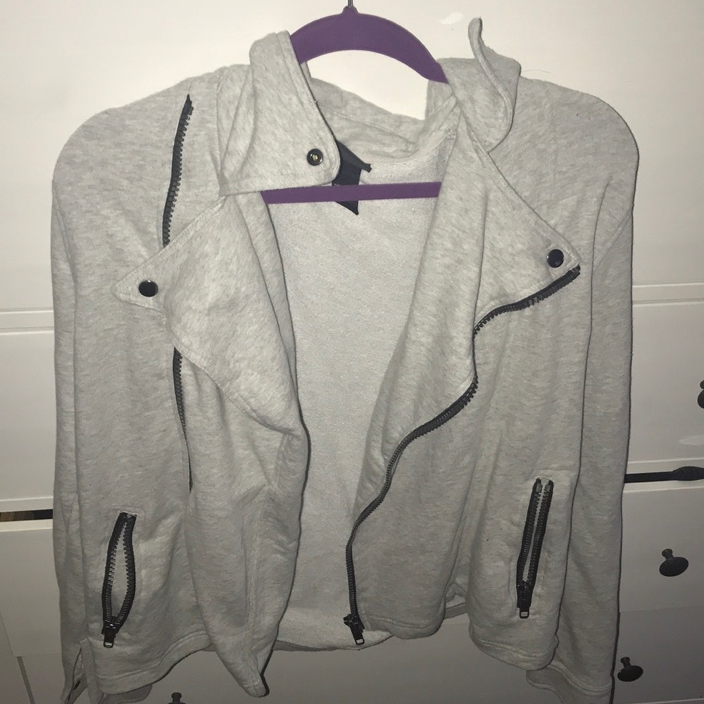 H&m biker jacket in cloth form